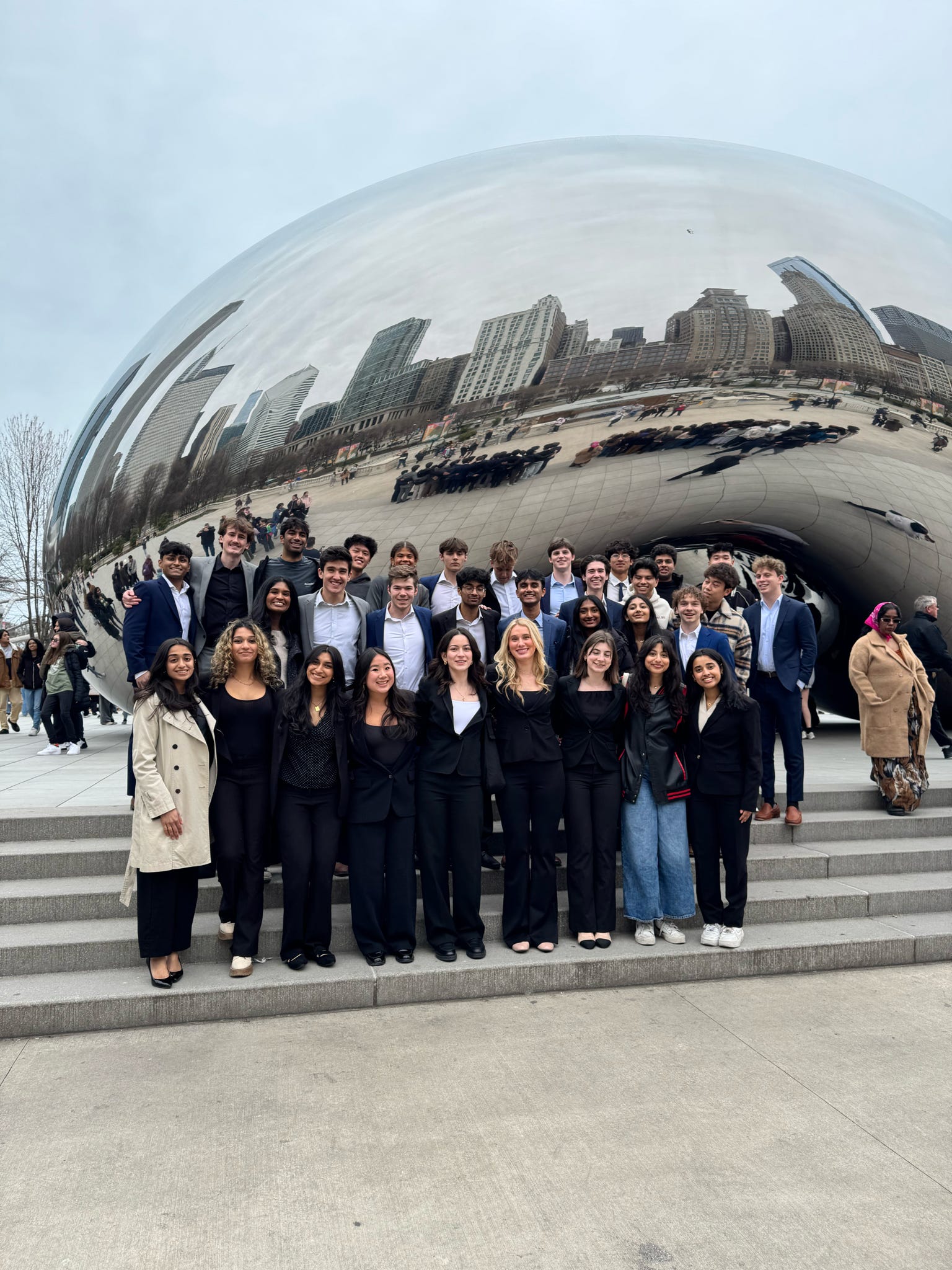 APEX members at The Bean in Chicago