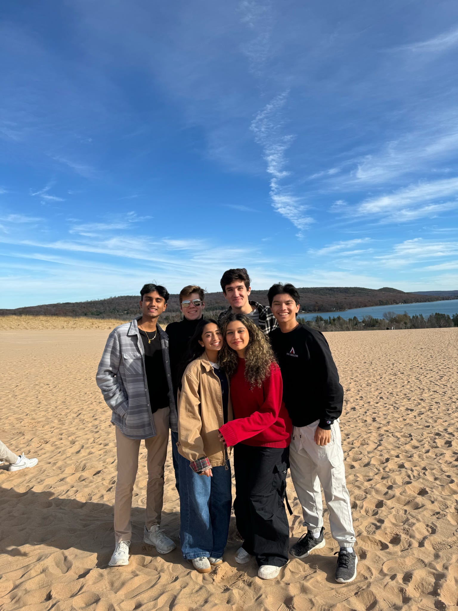 APEX members at the beach